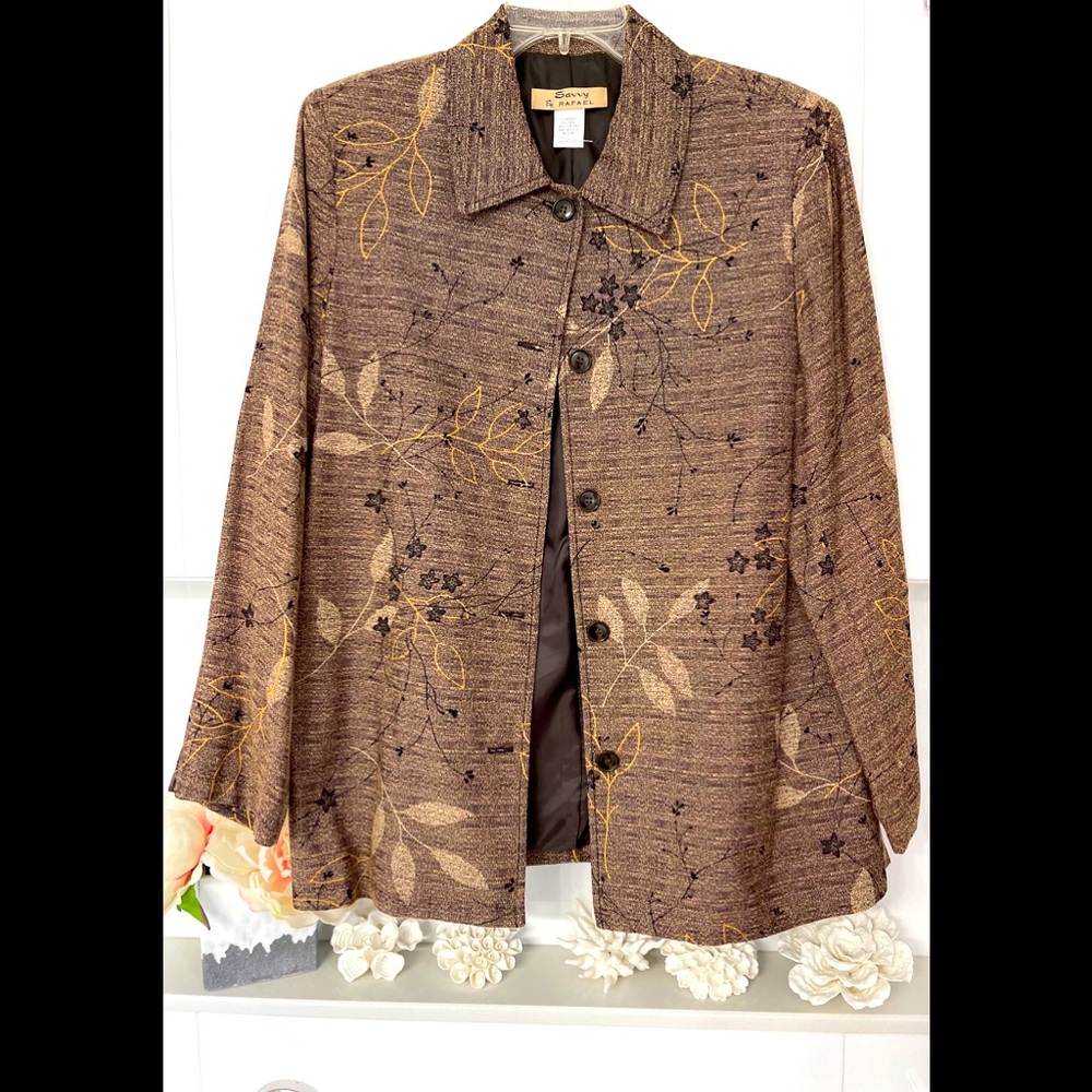 SAVVY BY RAFAEL fall fully lined jacket